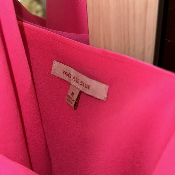 Pink satin dress - Picture 8 of 9